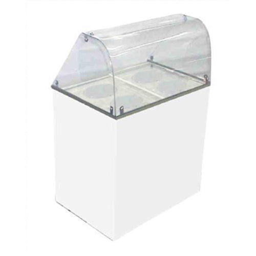 Excellence Commercial Products EDC-4CHC Display Case, Dipping Ice Cream
