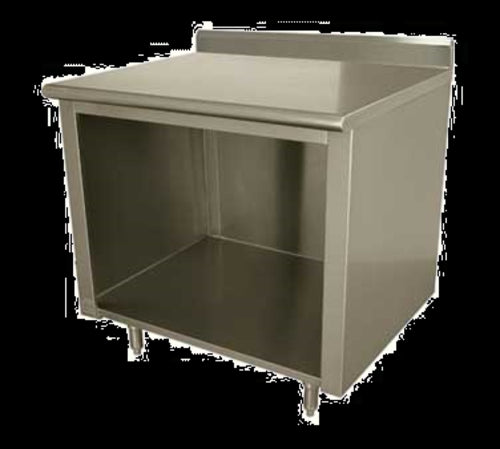 Advance Tabco EK-SS-306 Work Table, Cabinet Base Open Front
