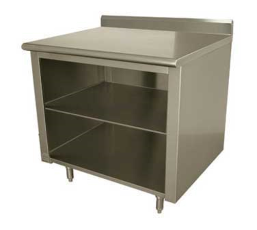 Advance Tabco EK-SS-249M Work Table, Cabinet Base Open Front