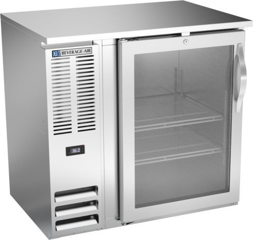 Beverage Air BBN36HC-FG-S Back Bar Cabinet, Refrigerated