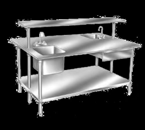 Advance Tabco GLG-489 Work Table,  97" - 108", Stainless Steel Top