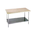 Advance Tabco H2G-306 Work Table, Wood Top