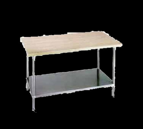 Advance Tabco H2G-365 Work Table, Wood Top