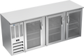 Beverage Air BBN78HC-FG-S Back Bar Cabinet, Refrigerated