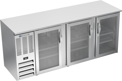 Beverage Air BBN78HC-FG-S Back Bar Cabinet, Refrigerated