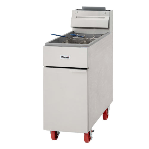 Migali C-F40-NG Fryer, Gas, Floor Model, Full Pot