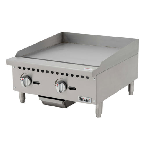 Migali C-G24 Griddle, Gas, Countertop