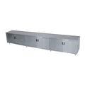 Advance Tabco HB-SS-3012M Work Table, Cabinet Base Hinged Doors