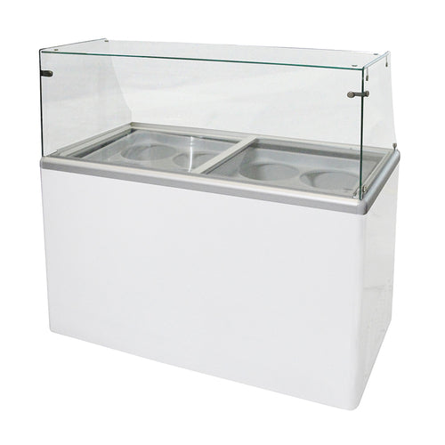 Excellence Commercial Products EDC-8HC Display Case, Dipping Ice Cream