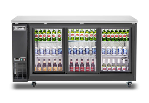 Migali C-BB72SG-HC Back Bar Cabinet, Refrigerated