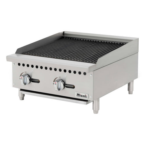 Migali C-RB24 Charbroiler, Gas, Countertop