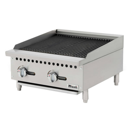 Migali C-CR24 Charbroiler, Gas, Countertop