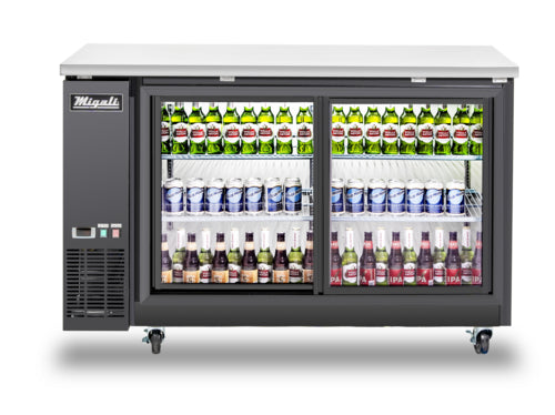 Migali C-BB60SG-HC Back Bar Cabinet, Refrigerated