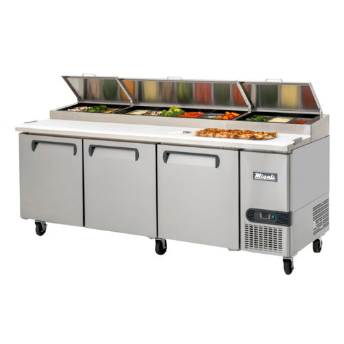 Migali C-PP93-HC Refrigerated Counter, Pizza Prep Table
