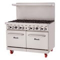 Migali C-RO8B-LP Range, 48" Restaurant, Gas
