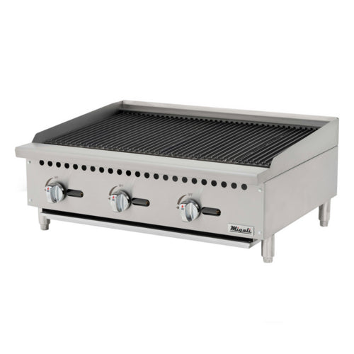 Migali C-CR36 Charbroiler, Gas, Countertop
