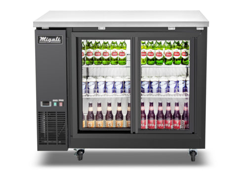 Migali C-BB48SG-HC Back Bar Cabinet, Refrigerated