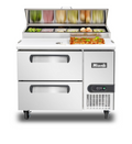 Migali C-PP44-D-HC Refrigerated Counter, Pizza Prep Table