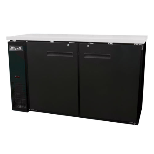 Migali C-BB60-HC Back Bar Cabinet, Refrigerated