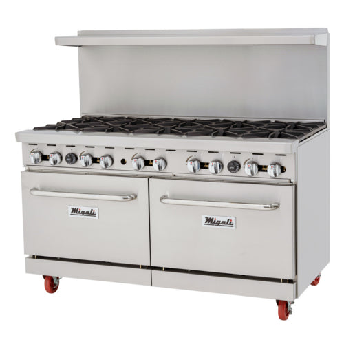 Migali C-RO10B-LP Range, 60" Restaurant, Gas
