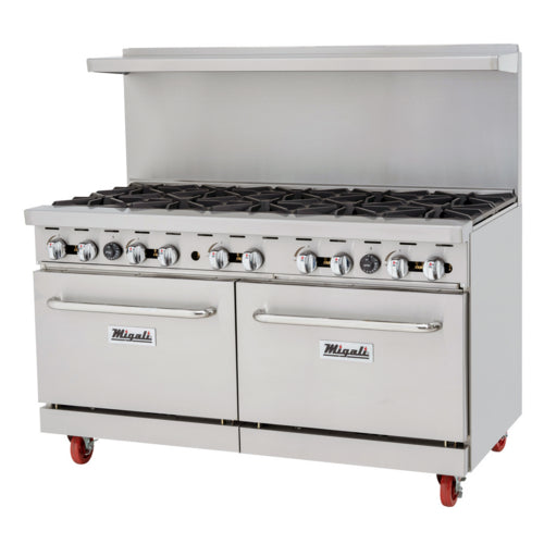 Migali C-RO10B-NG Range, 60" Restaurant, Gas
