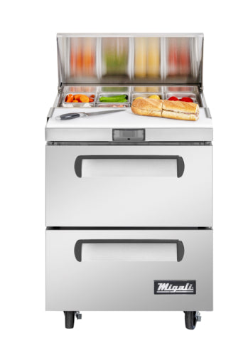 Migali C-SP27-8-D-HC Refrigerated Counter, Sandwich / Salad Unit