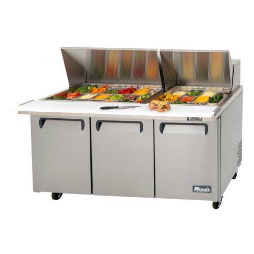 Migali C-SP72-30BT-HC Refrigerated Counter, Mega Top Sandwich / Salad Unit