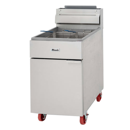 Migali C-F75-NG Fryer, Gas, Floor Model, Full Pot