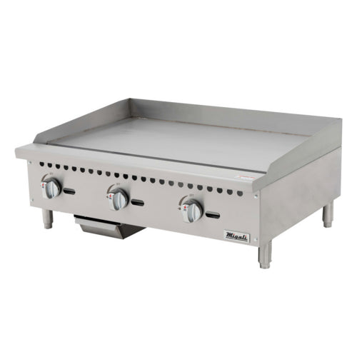 Migali C-G36 Griddle, Gas, Countertop