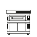 Moretti Forni S0501P04 Pizza Bake Oven, Deck-Type, Electric