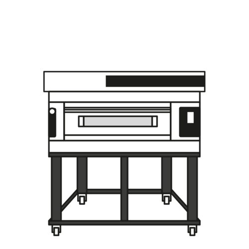 Moretti Forni S1051S03 Pizza Bake Oven, Deck-Type, Electric