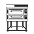 Moretti Forni S1052S03 Pizza Bake Oven, Deck-Type, Electric