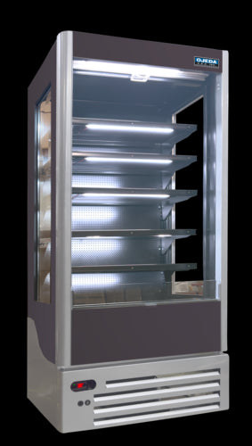 Ojeda ALPA-77H SLIM Merchandiser, Open Refrigerated Display