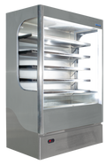 Ojeda ALPA-120H SS Merchandiser, Open Refrigerated Display