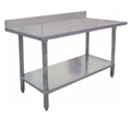Omcan 23801 Work Table,  30" - 35", Stainless Steel Top