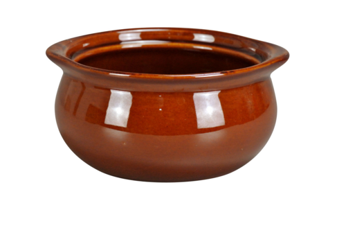 Yanco OS-12-B Soup Bowl Crock, Onion