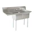 Omcan 25256 Sink, (2) Two Compartment