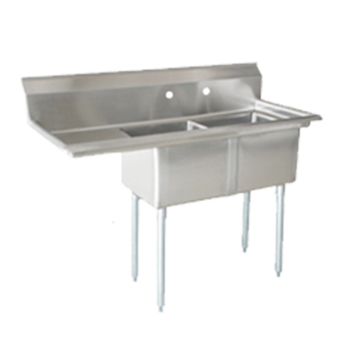 Omcan 25256 Sink, (2) Two Compartment
