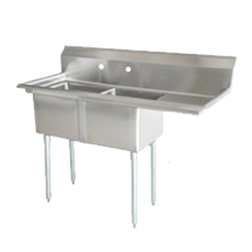 Omcan 25257 Sink, (2) Two Compartment