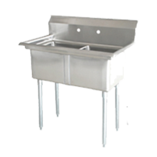 Omcan 25252 Sink, (2) Two Compartment