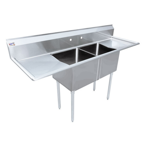 Omcan 25258 Sink, (2) Two Compartment