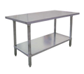 Omcan 19140 Work Table,  63" - 72", Stainless Steel Top