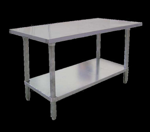 Omcan 19144 Work Table,  40" - 48", Stainless Steel Top
