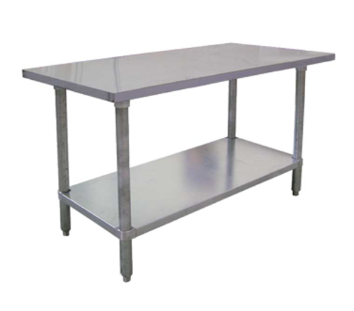 Omcan 19146 Work Table,  63" - 72", Stainless Steel Top