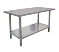 Omcan 22068 Work Table,  63" - 72", Stainless Steel Top