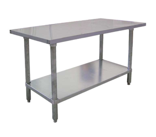 Omcan 22073 Work Table,  40" - 48", Stainless Steel Top