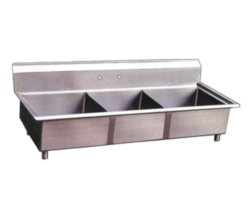 Omcan 22114 Sink, (3) Three Compartment