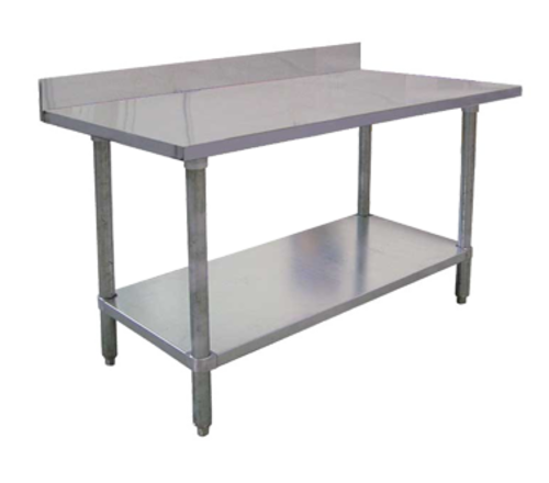 Omcan 22082 Work Table,  54" - 62", Stainless Steel Top