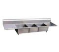 Omcan 22117 Sink, (3) Three Compartment