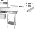 Advance Tabco K-447 Sink Splash